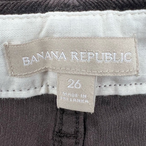 Banana Republic Garden Brown Corduroy Wide Leg Pants Size 26 Women's - Picture 2 of 5